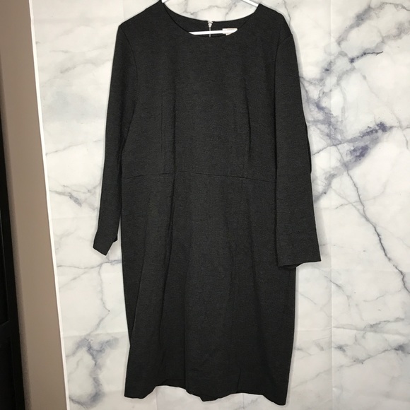 J. Crew Grey Ponte Dress - Picture 5 of 6